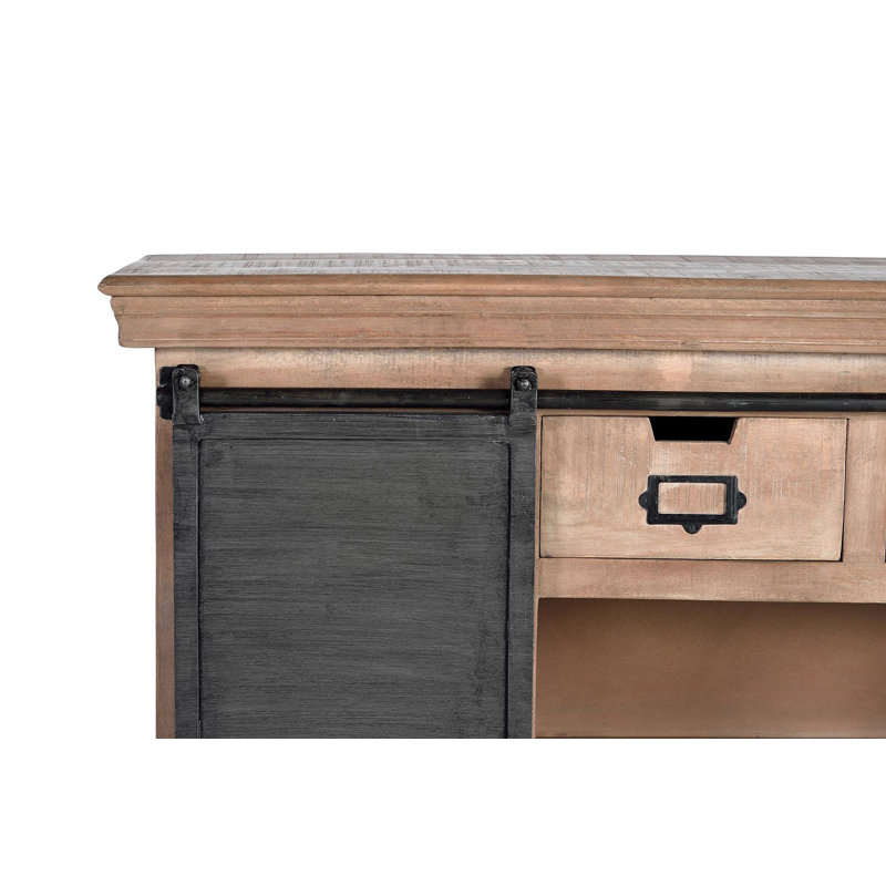Rioux 115cm Solid Wood Sideboard