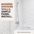 Versa Tile - Mirroflex - Tub and Shower Wall Panel - Marble