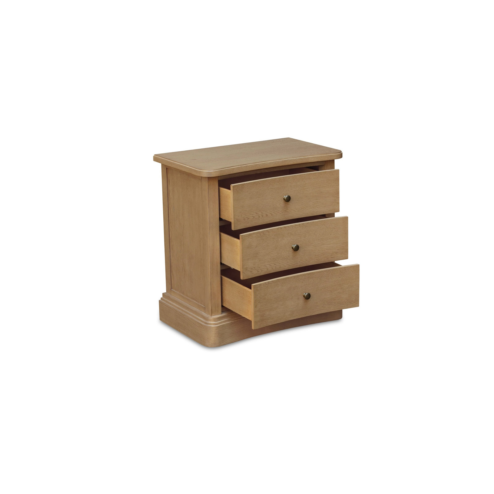 Rochelle Oak Nightstand, Brown