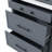 [Assembly Video Provided] TOPMAX Modern 83.7Inch High Kitchen Pantry, Freestanding Tall Kitchen Hutch With Faux Marble Top, Cupboard Cabinet With 5 Storage Drawers And Adjustable Shelf, Set Of 2, Gray-1580764541