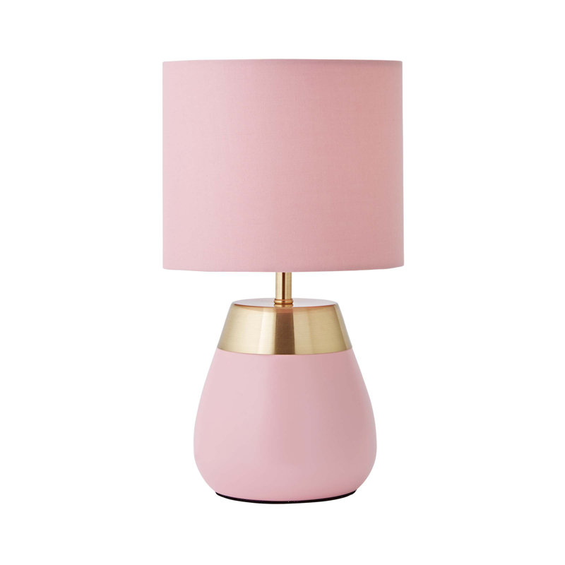 Allec Table Lamp, Pink, Pink