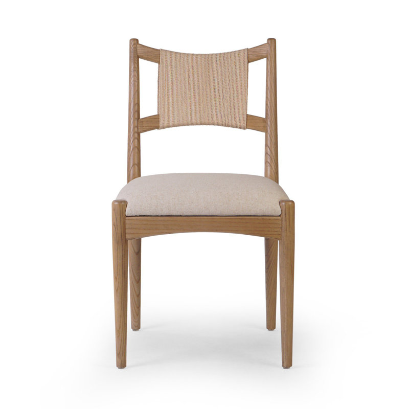 Haddon Dining Chair-Light Natural Rush, Camel