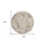 Tapis d'intérieur rond lavable 8 pi