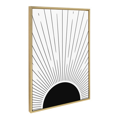 Mid 3 by Jake Goossen Framed Canvas Wall Art Print