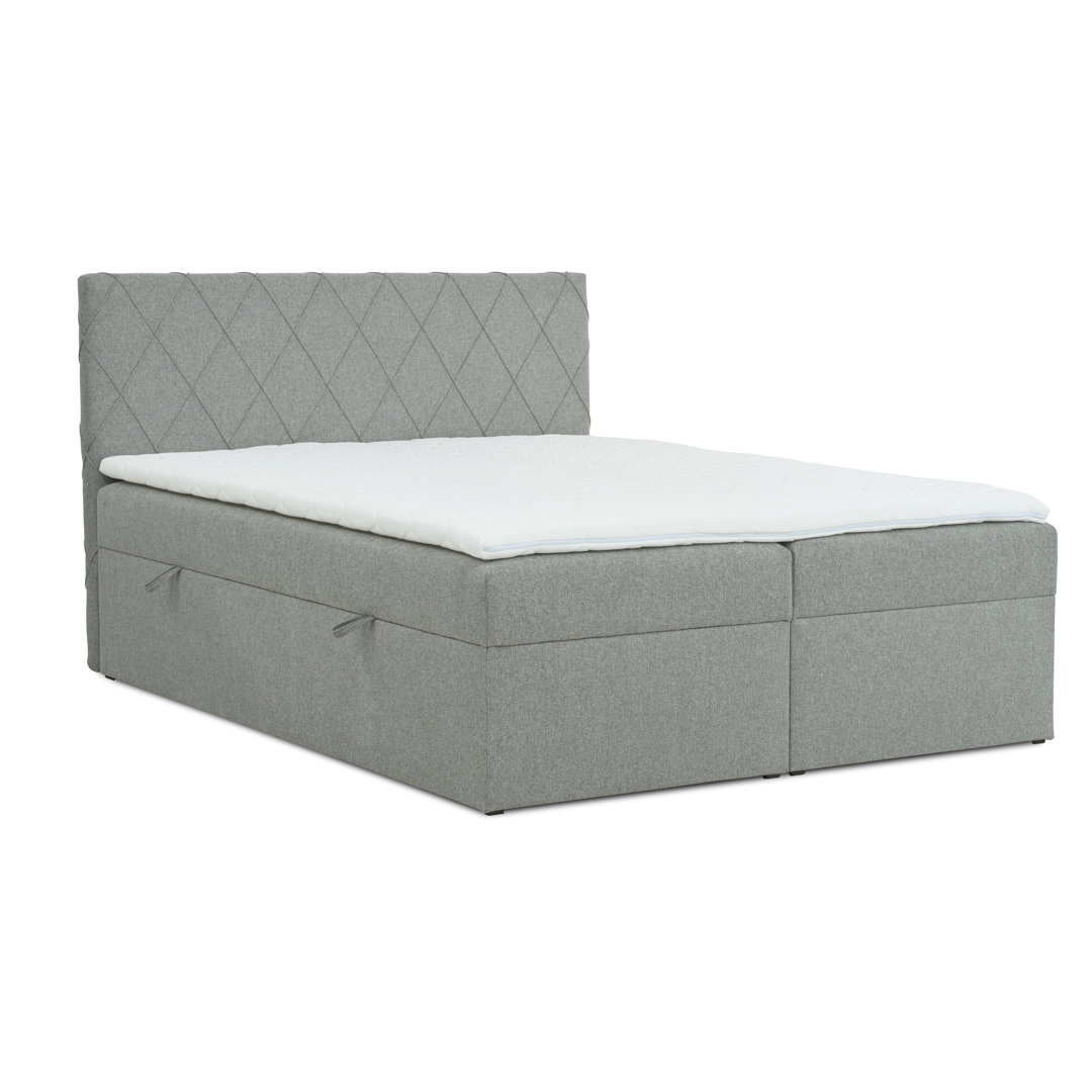 Boxspringbett Bellingen mit Topper und Stauraum