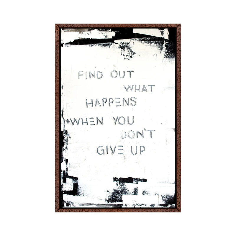 Find Out What Happens by Kent Youngstrom - Print on Canvas, 66.04cm H x 45.72cm W x 3.81cm D