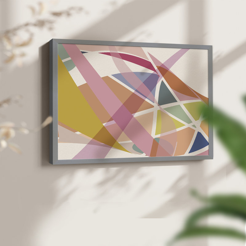 Pensées d'Herbin I - impression encadrée - réversible, Gris, H 22 po x l 28 po