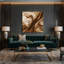 «Lyrical Abstraction 23», art mural sur toile beige-825780847