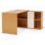 Bureau convertible en forme de L de L 53 po avec tiroir de rangement pour imprimante et classeur Eujin-88345209