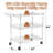 Metal Mesh Cart With Wheels-100842981