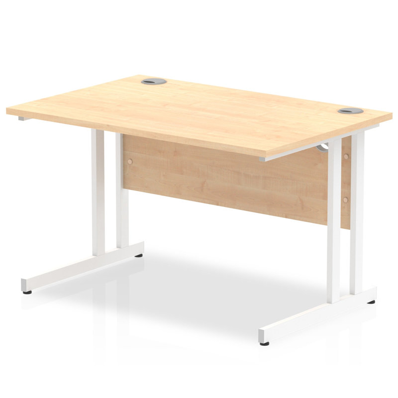 Impulse Steel, 73cm H x 120cm W x 80cm D, White, Maple