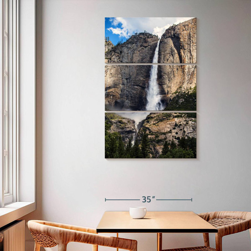 Iconic Yosemite Falls, H 65 po x l 42 po