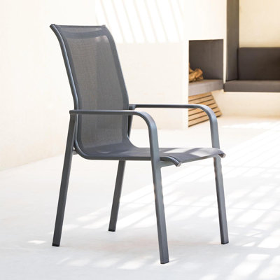 Svartalfheim Stacking Patio Dining Armchair with Cushion