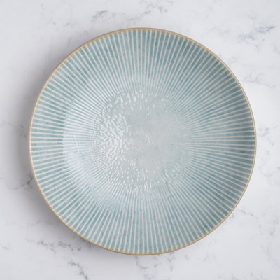 Assiette creuse en wok Paros-Aqua