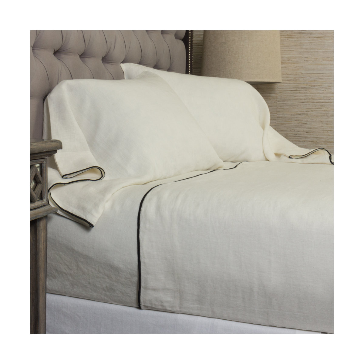 AllModern Frazier Linen Sheet Set - Thumbnail 5