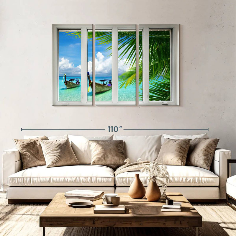 Mehar brise tropicale, H 48 po x l 74 po