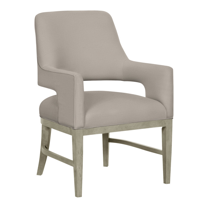 Chaise avec accoudoirs Josie Grande, Amande chamois, 2033 chameau