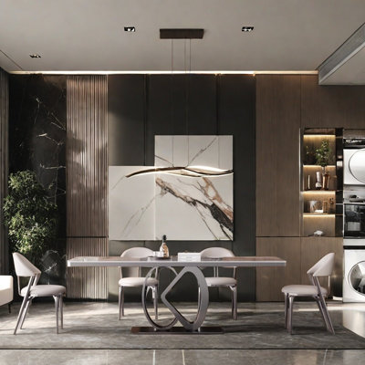 Luxurious modern simple high-end tables and chairs