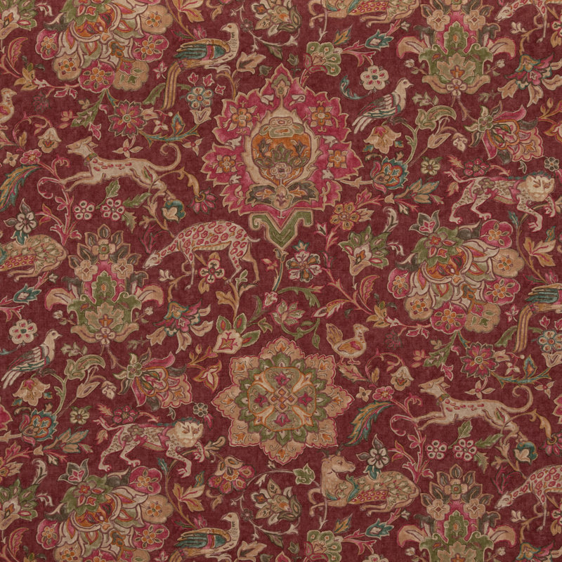 Long Weekend Wild Things Fabric, Plum