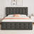 Bed Frame with Adjustable Headboard-2115354397-2115354399