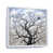 Cadre flottant blanc