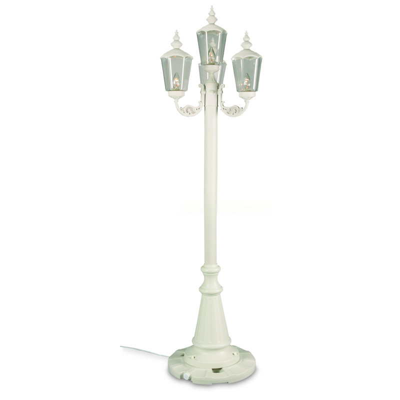 Sharolyn Lamp Post (Full), White