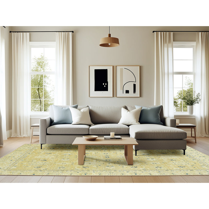 Abstract Indoor Rug, Rectangle 6' x 9'