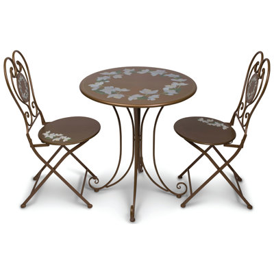 Jair 2 - Person Patio Dining Set with Round Table