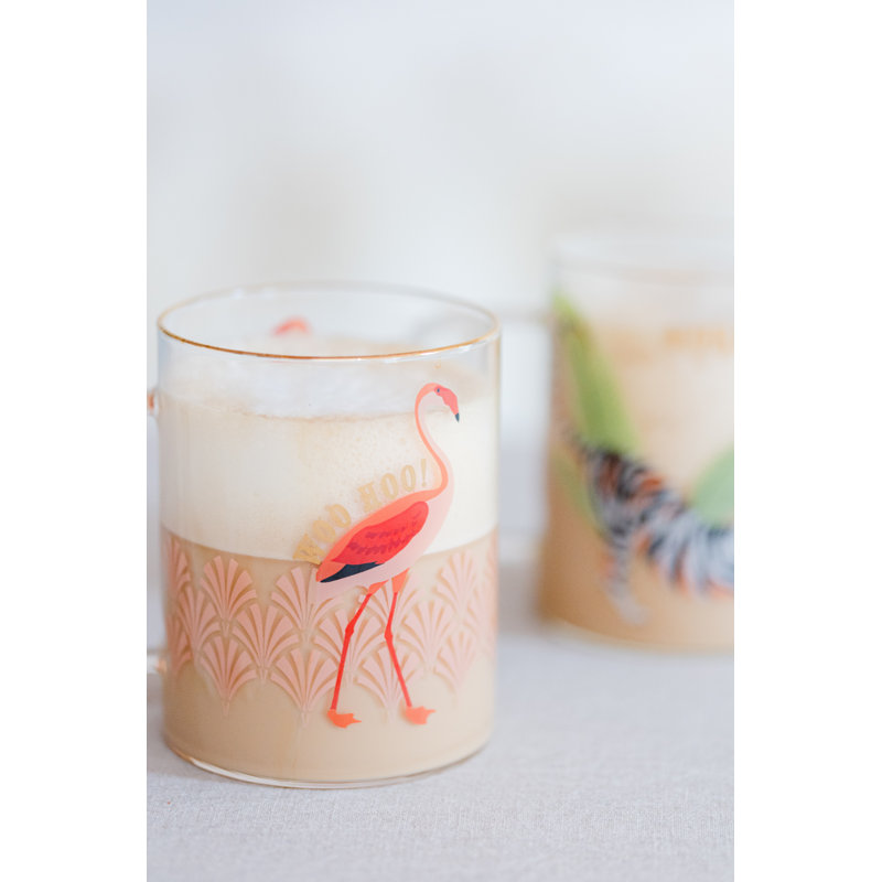 Yvonne Ellen  - Flamingo Glass Mug