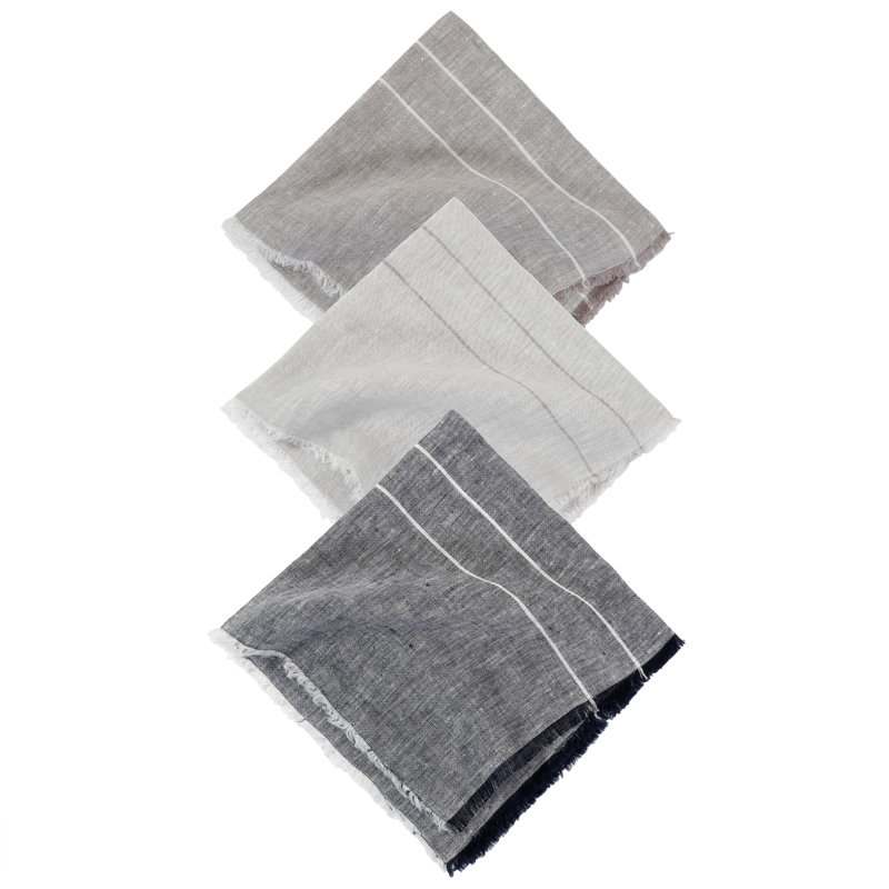 Sonoma Linen Square Napkins, Navy