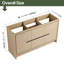 Base de meuble-lavabo double 60 po 60 po