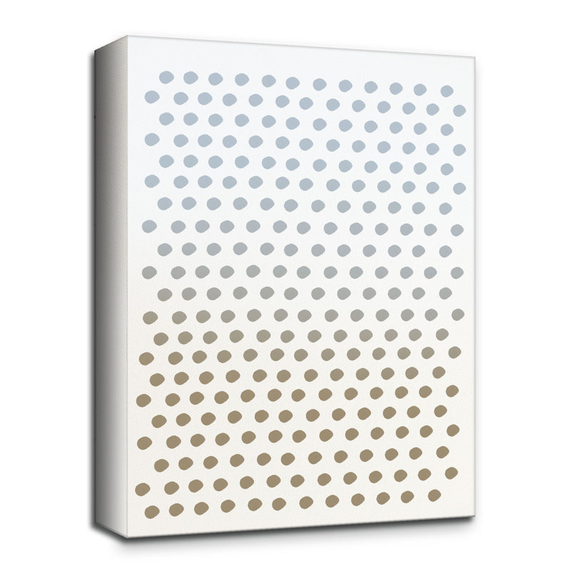 «Alvaro Abstract Neutral CLVI» par ChiChi Decor, impression sur toile tendue, H 20 po x l 16 po x P 1,5 po
