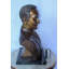Statue en bronze de la collection Nifao Buste d'un homme inconnu, art historique intriguant 16 po x 13 po x H 26 po