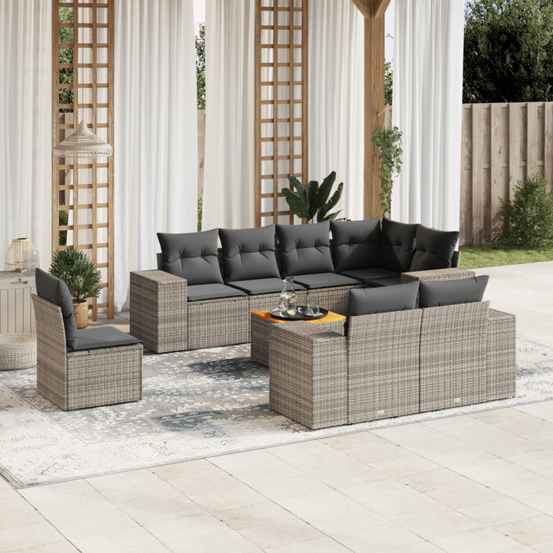Ensemble de canapé de jardin Vidaxl