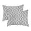 Ensemble de courtepointe réversible en mélange de coton jacquard tissé doux Geo Design Studio-23798795-23798790