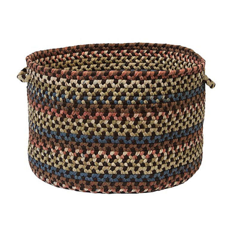Langley Street® Entwistle Fabric Decorative Basket, 10 x 12 x 10, Brown