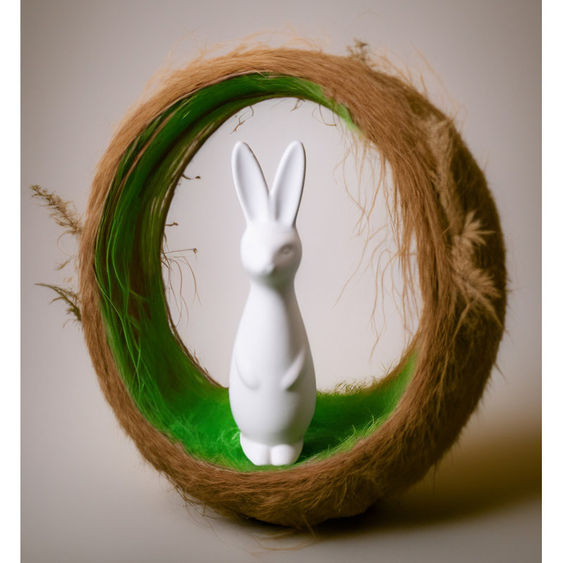 Figurine / sculpture , Blanc