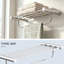 Porte-serviettes mural en chrome poli 22,8 po Arles-126450609