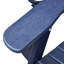 Chaise pliante d'extérieur avec table, chaise d'extérieur résistante aux intempéries, patio pour terrasse, cour arrière, balcon, bleu marine, maison et table pliables, espaces, utilisation de la chaleur