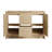48" Freestanding Double Bathroom Vanity Bases With Shelves And Drawers-134087721