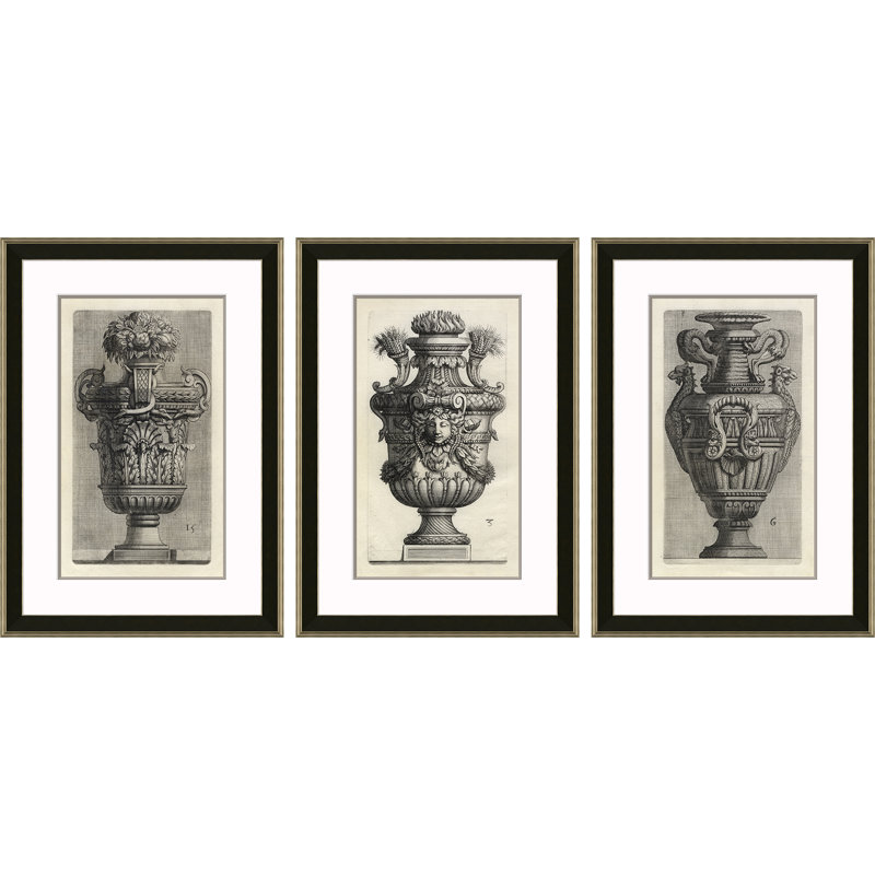 Decorative Vases By Marot Painting by David Phoenix