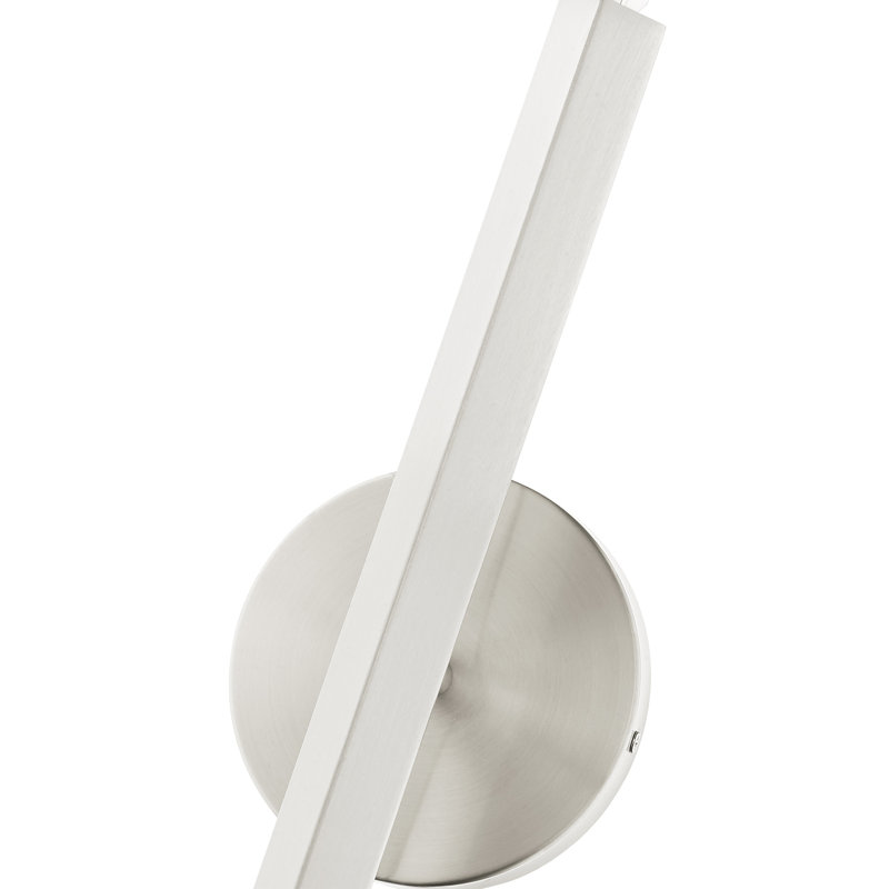 Applique murale articulée à 2 lumières à intensité variable Mellor, Nickel brossé