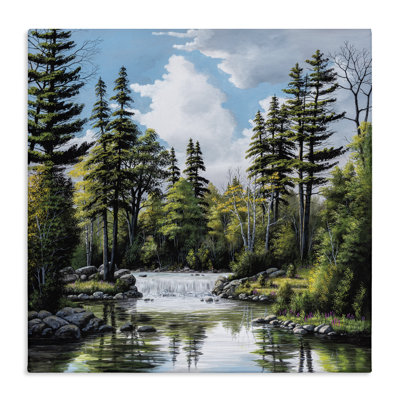 Avant la chute, toile de paysage, design par Bill Saunders