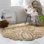 Tapis floral en jute tissé à la main Amberboi