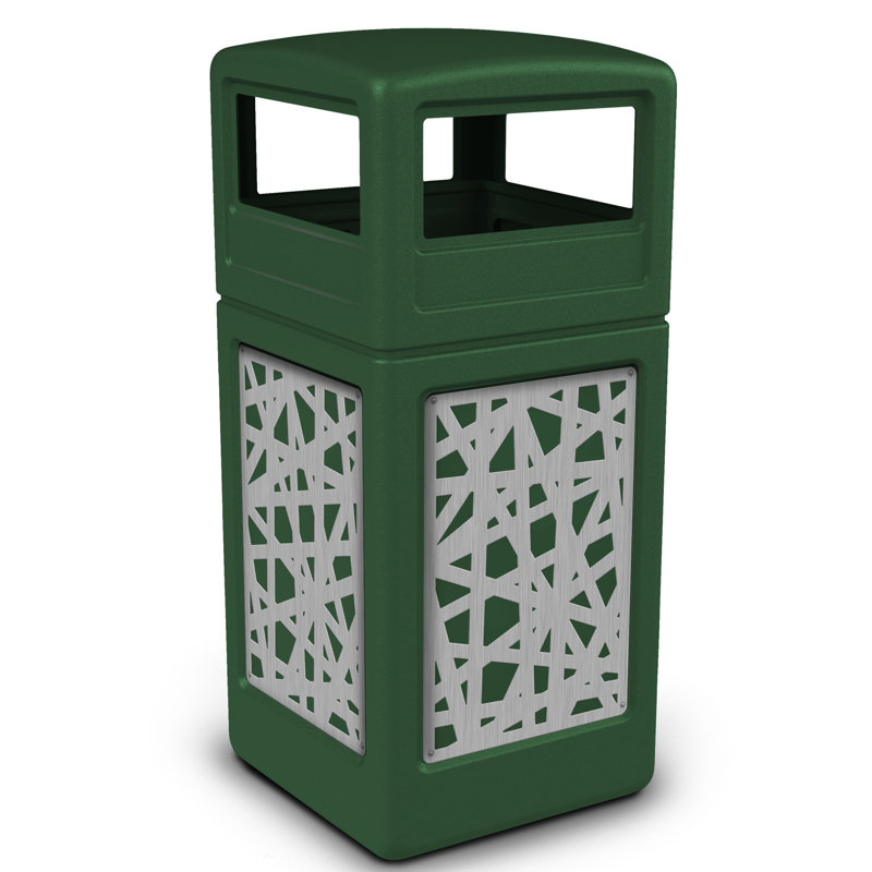 Poubelle 42 gallons precision series®, Vert forêt