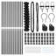 Chain Link Fence With 13 Posts Galvanised Steel-480062135-480062092