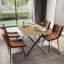 Dining Chairs Upholstered Velvet Fabric Seat Kitchen Dining Room Furniture, UKFR Certified-340277527-340277612