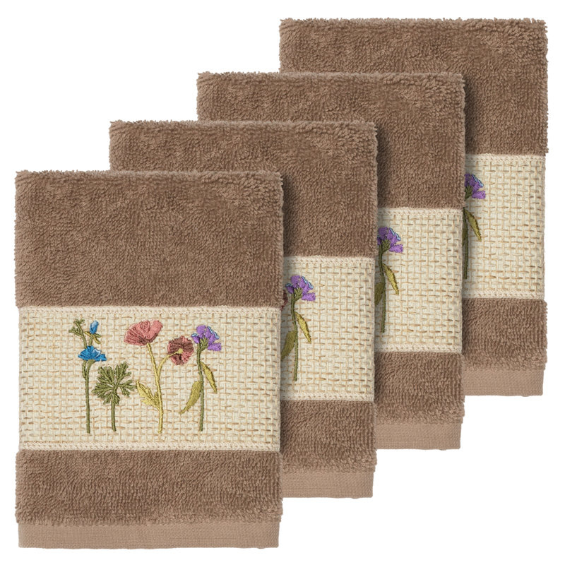 Serenity Turkish Cotton Washcloth, Latte