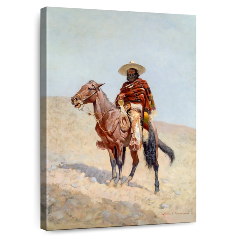 Lelar A Mexican Vaquero 1890, 12" H x 8" W