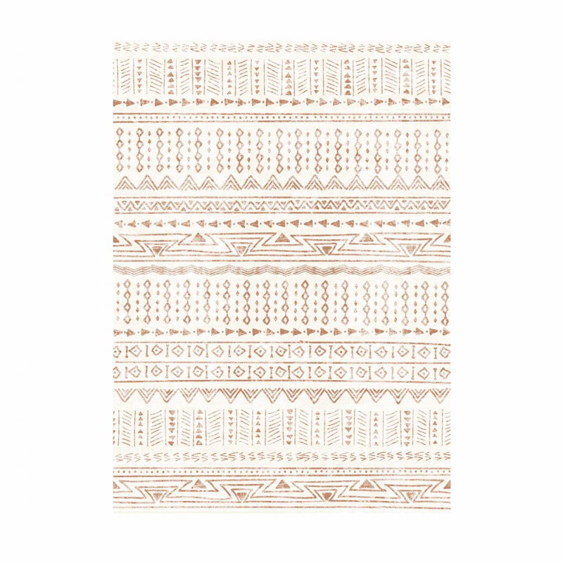 Geometric Faux Fur Area Rug, Rectangle 182.9 x 274.3cm